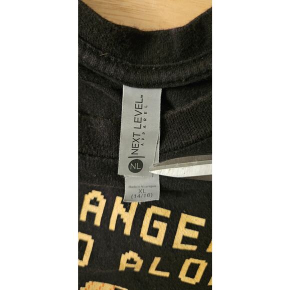 "It's Dangerous To Go Alone! Take This. It Will Purr" Boys Size XL (14/16) Shirt - Picture 3 of 5